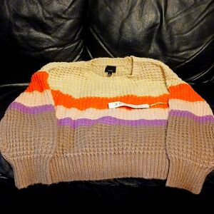 Pretty Lumiere striped sweater size L